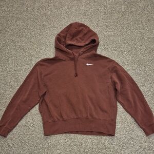 Nike Womens Brown Size XS Pullover Hoodie